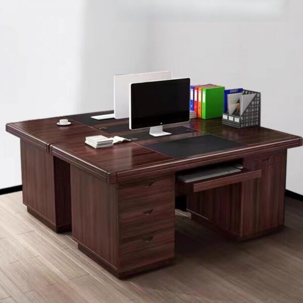 1.2-meter Manager's Office Desk with a minimalist design and built-in cable management.