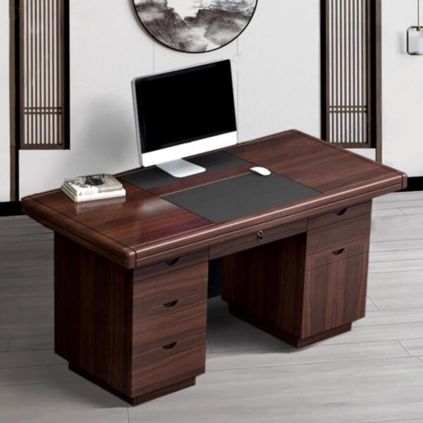 1.2-meter Manager's Office Desk with a minimalist design and built-in cable management.