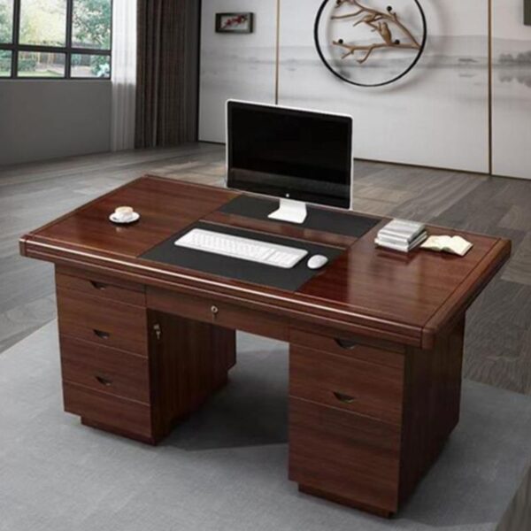 1.2-meter Manager's Office Desk with a minimalist design and built-in cable management.