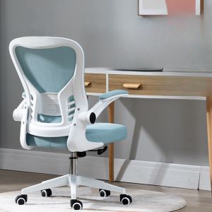 Swivel Mesh Back Desk Chair with ergonomic design and adjustable features in a modern office setting.