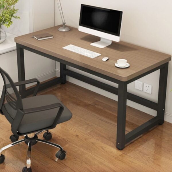 Modern Brown 120cm Writing Desk with a sleek design and spacious surface.