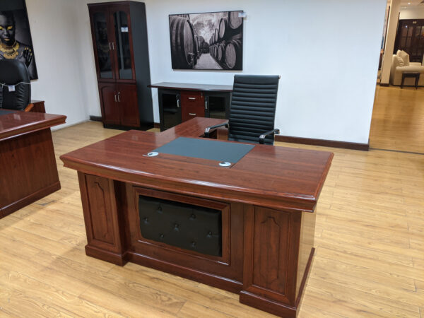 1.4 Meters Managers Executive Desk with a sleek design and integrated cable management in a modern office setting.