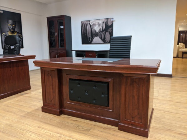 1.4 Meters Managers Executive Desk with a sleek design and integrated cable management in a modern office setting.