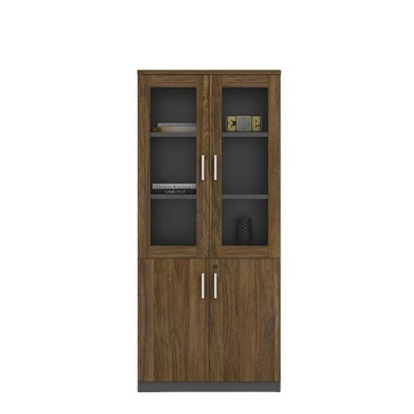 Neo Front 2-Door Wooden File Cabinet featuring a sleek design and spacious interior.