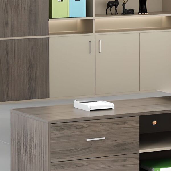 1800mm Modern Executive Office Desk with a minimalist design and integrated cable management.