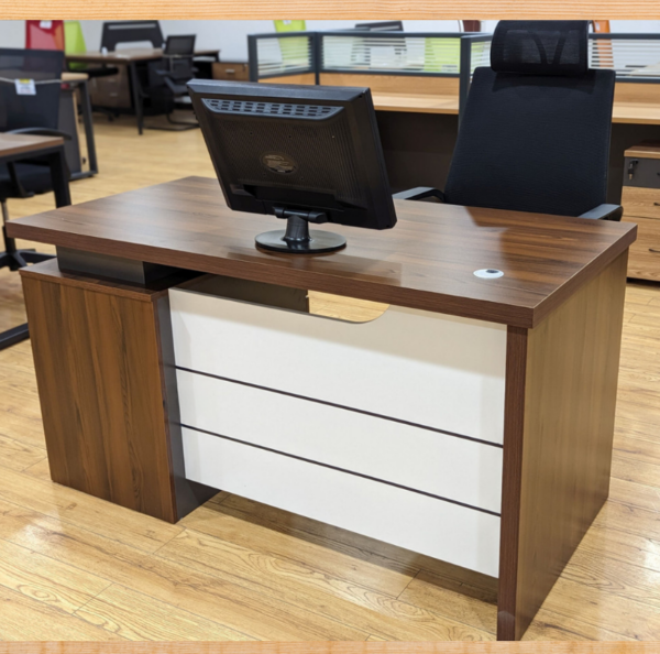 1200mm Executive Managers Office Desk in a modern office setting, showcasing its elegant design and spacious surface.