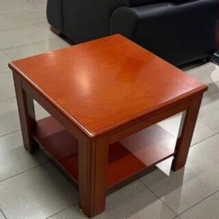 60cm x 60cm Mahogany Coffee Table featuring a rich finish and sturdy construction.