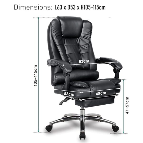 Directors Executive Office Leather Seat, featuring high-quality leather upholstery and an ergonomic design in a modern office setting.