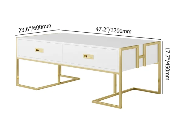 Tempered Glass Top Coffee Table with a sleek metal frame, styled in a contemporary living room setting.