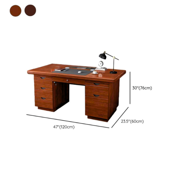 1.4 Meters Staff Executive Office Desk with drawers in a modern office setting.