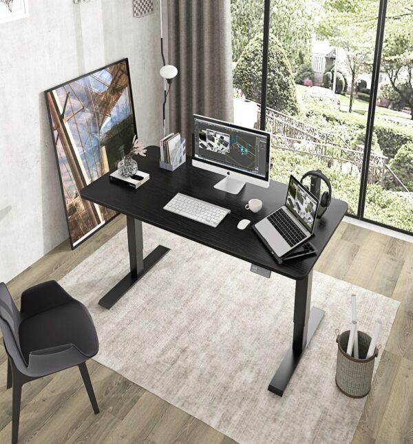 1.8 Meters Height Adjustable Standing Desk with a spacious surface and modern design, promoting ergonomic working conditions