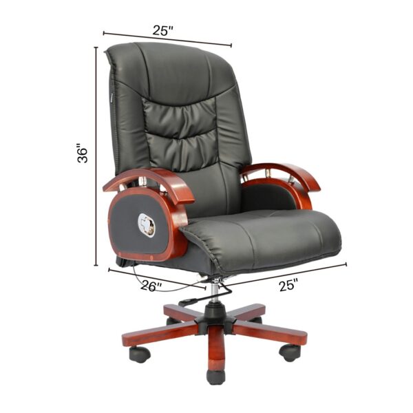 Directors Executive Office Chair - Recliner with ergonomic design and plush upholstery in a modern office setting.