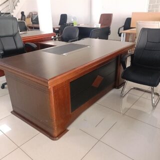 160cm Executive Boss Office Desk in a modern office setting.