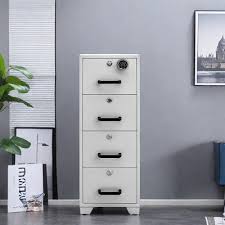 4-Drawer Diplomat Fireproof Safe Cabinet showcasing sleek design and secure storage.