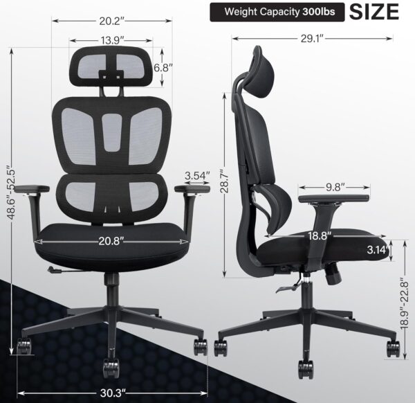 High Back Directors Mesh Office Chair with a modern design and ergonomic features, set in a stylish office environment.