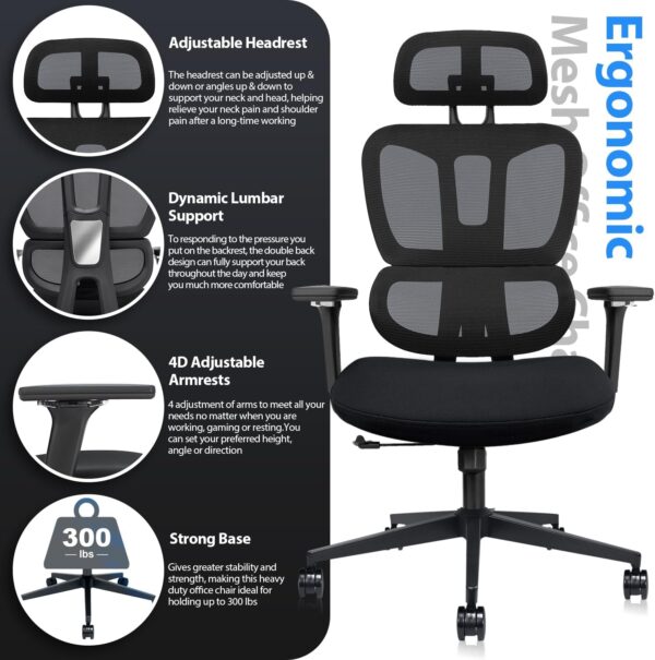 High Back Directors Mesh Office Chair with a modern design and ergonomic features, set in a stylish office environment.