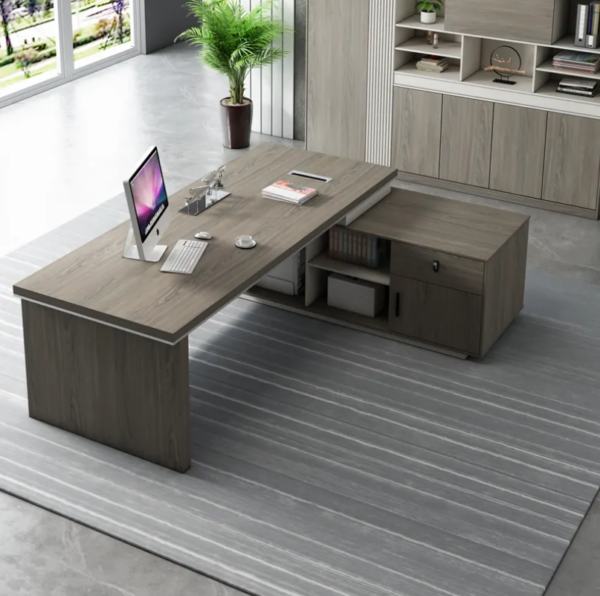 1800mm Directors Executive Office Table in a modern office setting, showcasing its spacious design and elegant finish.