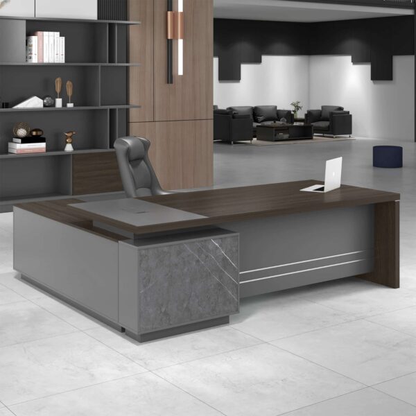 180cm x 100cm Executive Office Desk featuring a sleek design and spacious surface in a modern office setting.