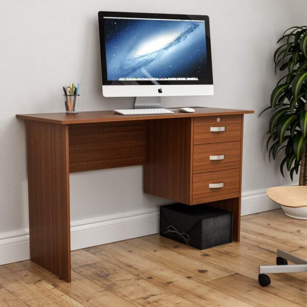 120cm Modern Home Office Study Desk with sleek design and integrated storage, ideal for home offices.