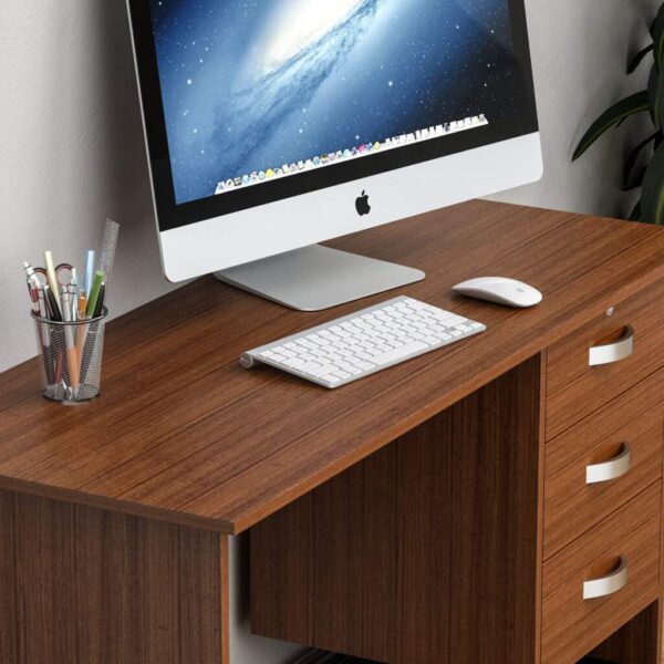 120cm Modern Home Office Study Desk with sleek design and integrated storage, ideal for home offices.