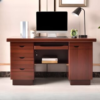 1400mm Executive Desk with Drawers in a modern office setting.