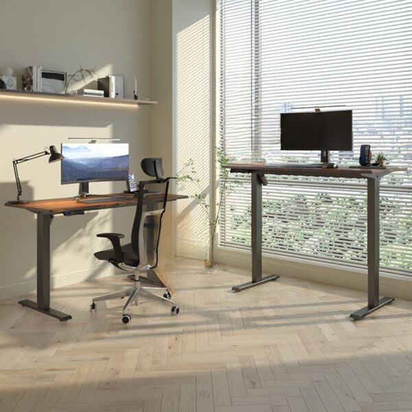 120 cm Electric Standing Adjustable Desk with smooth height adjustment and modern design.