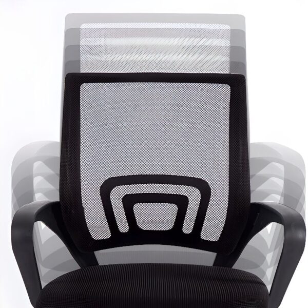 Ergonomic Clerical Mesh Home Office Chair with adjustable height, breathable mesh back, and padded seat.