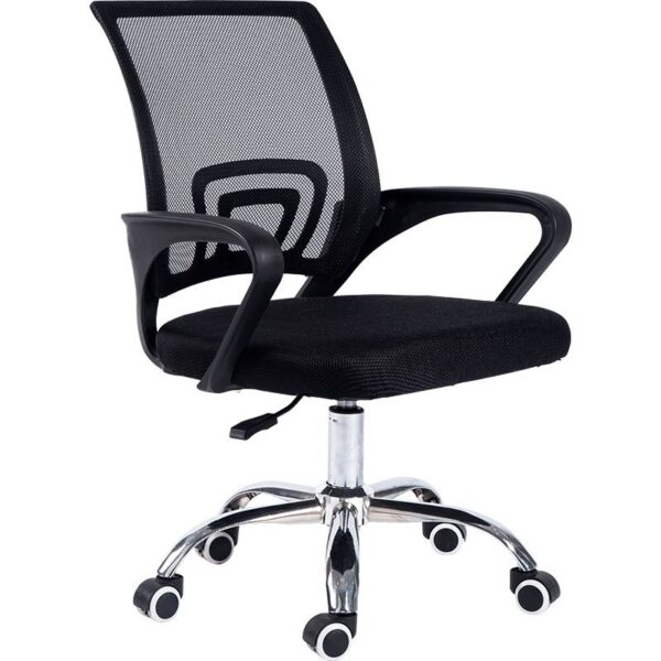 Ergonomic Clerical Mesh Home Office Chair with adjustable height, breathable mesh back, and padded seat.