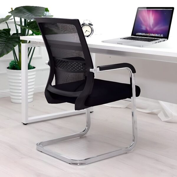 Ergonomic Upholstered Task Office Chair with adjustable features, including height, armrests, and tilt tension for optimal comfort and support.