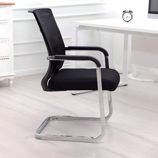 Ergonomic Upholstered Task Office Chair with adjustable features, including height, armrests, and tilt tension for optimal comfort and support.