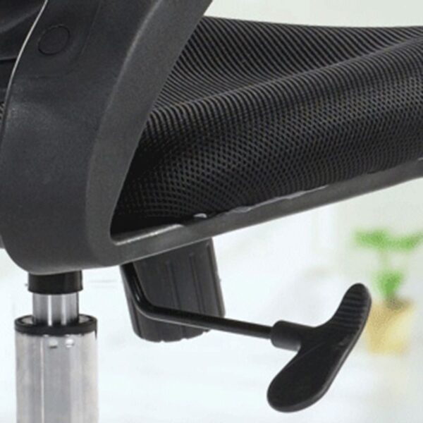 Ergonomic Strong Mesh Office Task Seat with breathable mesh backrest and adjustable armrests.