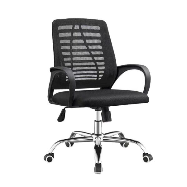 Ergonomic Strong Mesh Office Task Seat with breathable mesh backrest and adjustable armrests.