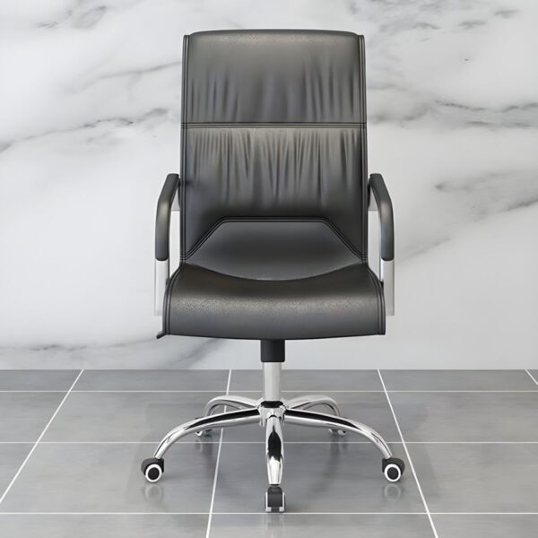 Manager’s Executive Leather Office Seat with adjustable features, padded backrest, and high-quality leather upholstery.