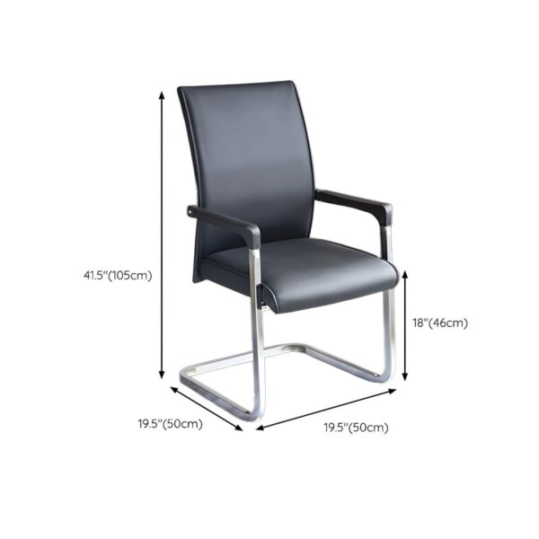 Executive Waiting Chair with Armrests, upholstered in high-quality fabric for comfort and durability.