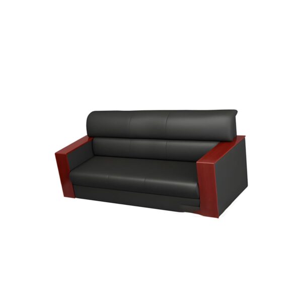 5-Seater Executive Leather Office Sofa with high-quality leather upholstery and elegant modern design, offering comfortable seating for professional settings.