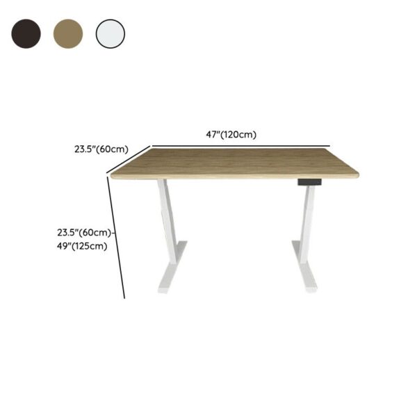 1600mm Electric Height Adjustable Standing Desk with modern design and ample workspace for monitors and office accessories.