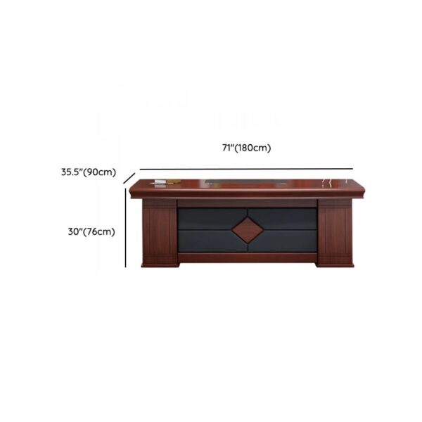 2000mm Executive Directors Office Table with spacious surface and modern design.