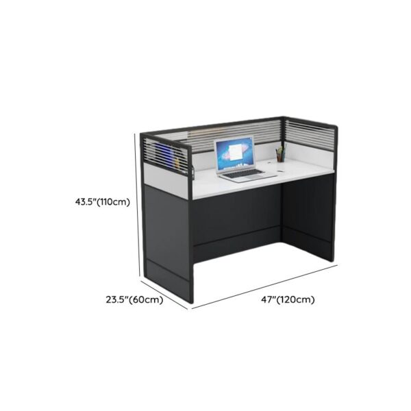 2-Way Modular Square Office Workstation with flexible configuration options and durable design.