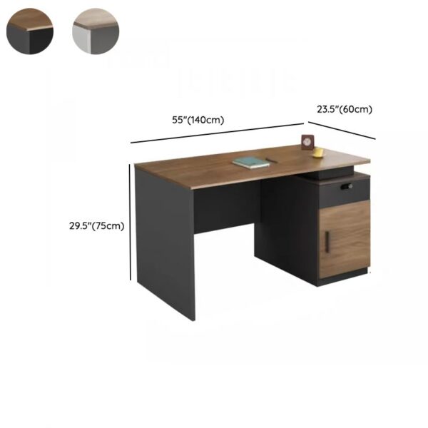 1400mm Contemporary Office Computer Desk with minimalist design, spacious surface, and sturdy frame for a modern workspace.