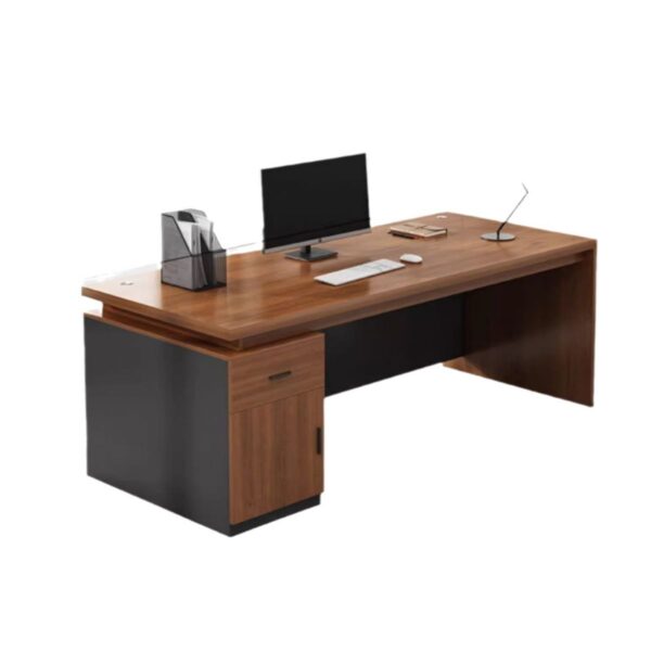 1400mm Executive Desk with Filing Cabinet and Drawer, featuring a spacious work surface and organized storage compartments.