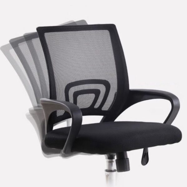 Ergonomic Swivel Home Office Computer Chair with adjustable height, tilt, armrests, and comfortable upholstery for long hours of work.