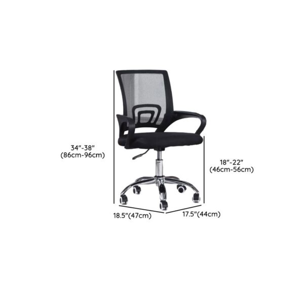 Ergonomic Swivel Home Office Computer Chair with adjustable height, tilt, armrests, and comfortable upholstery for long hours of work.