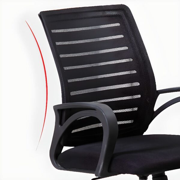 Victory Strong Mesh-back Workstation Seat with ergonomic design, adjustable height, and breathable mesh back for comfort and support.