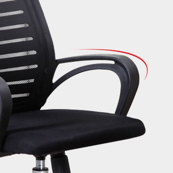 Victory Strong Mesh-back Workstation Seat with ergonomic design, adjustable height, and breathable mesh back for comfort and support.