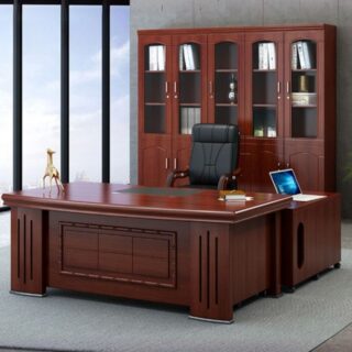 1800mm Mahogany Executive Office Table with spacious surface and elegant finish.