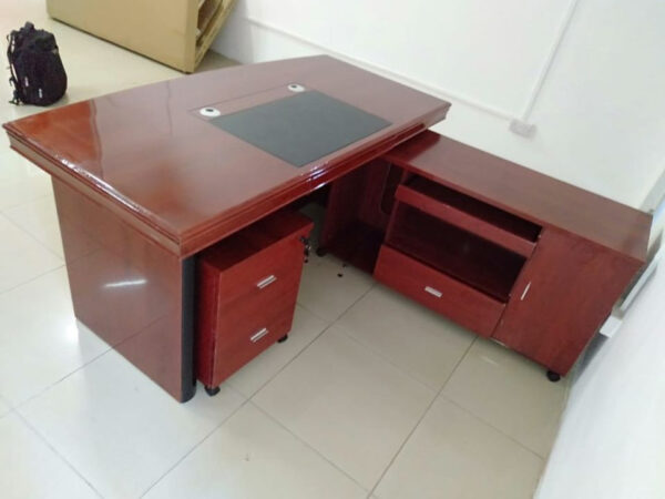 1800mm Boss Executive Office Table in a modern office setting.