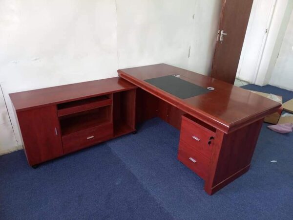 1800mm Boss Executive Office Table in a modern office setting.