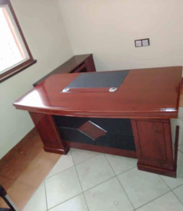 1800mm Boss Executive Office Table in a modern office setting.