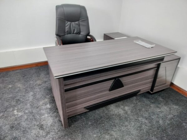 1800mm Luxury Manager's Executive Desk with multiple drawers, sleek design, and ample workspace for a professional office environment.