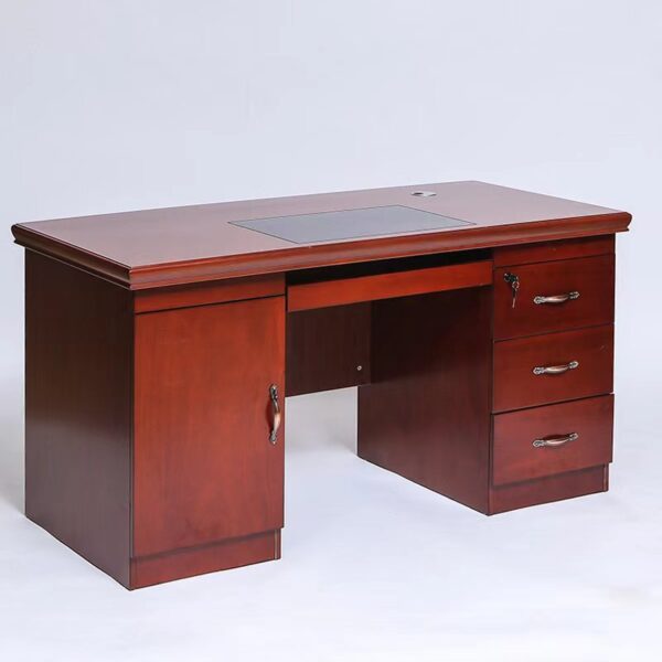 120cm Executive Boss Office Study Desk with spacious desktop and built-in drawers.